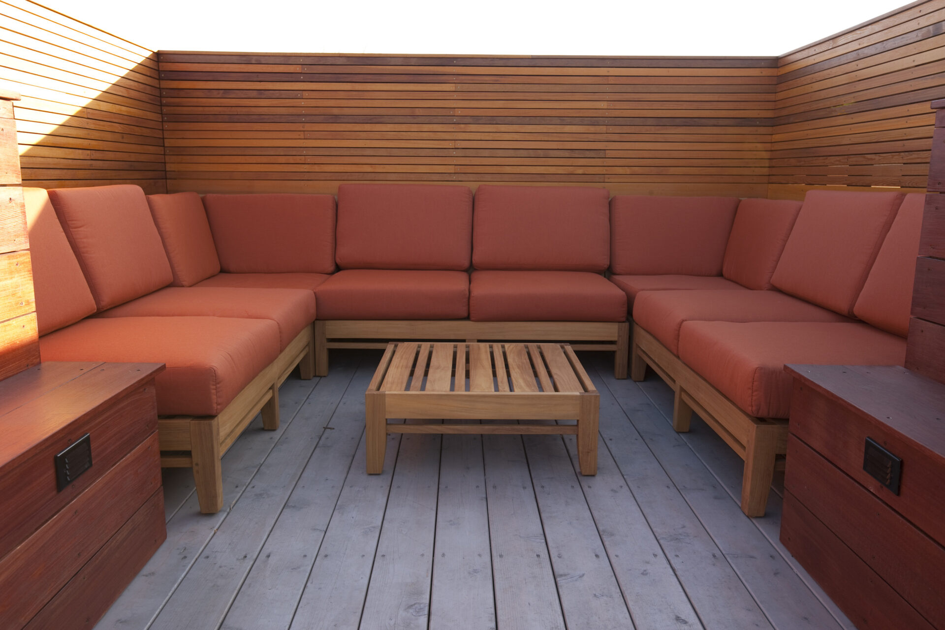 comfy outdoor seating